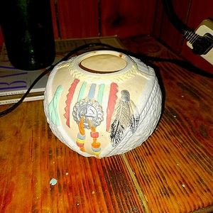 Native American decor pot bowl